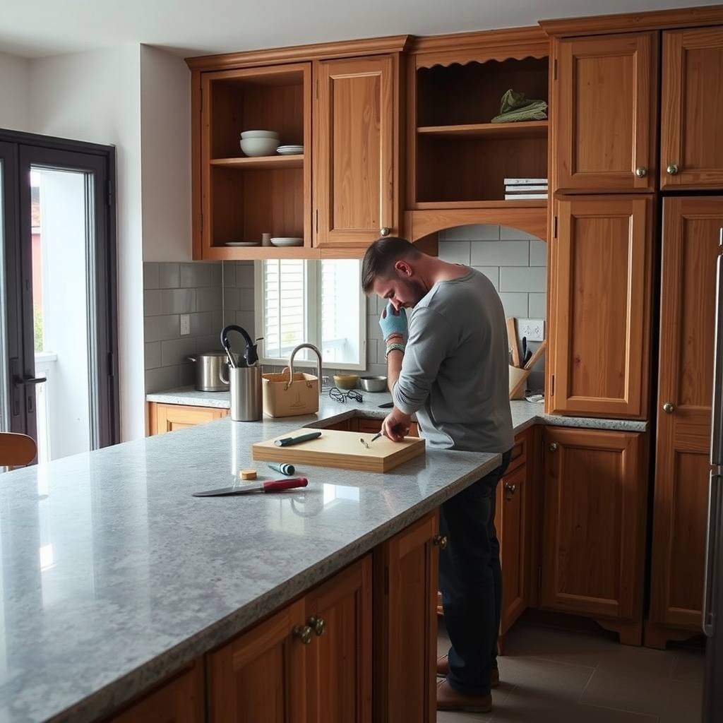 rénovation de cuisine à Fougères (illustration)