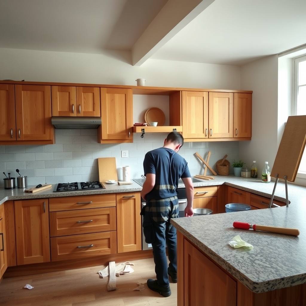 rénovation de cuisine à Liffré (illustration)