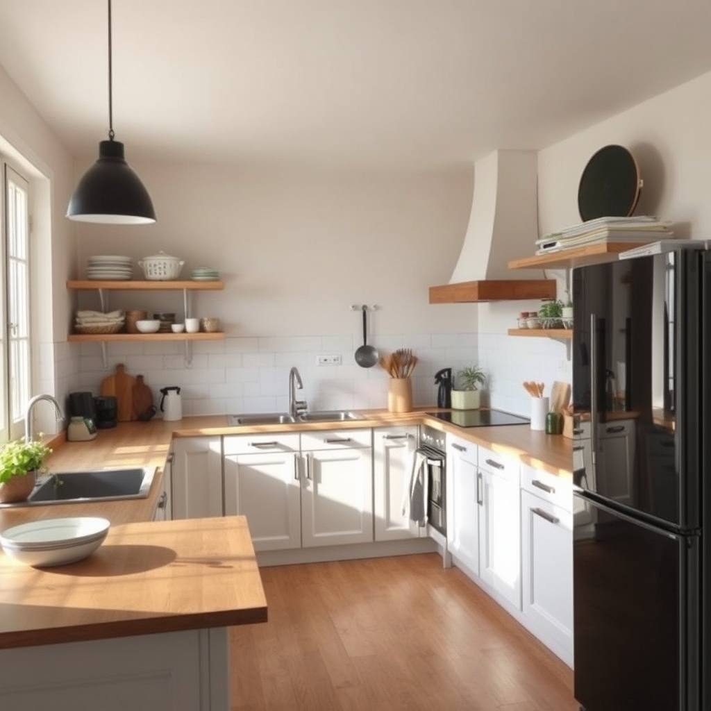 Rénovation complète de cuisine (illustration)