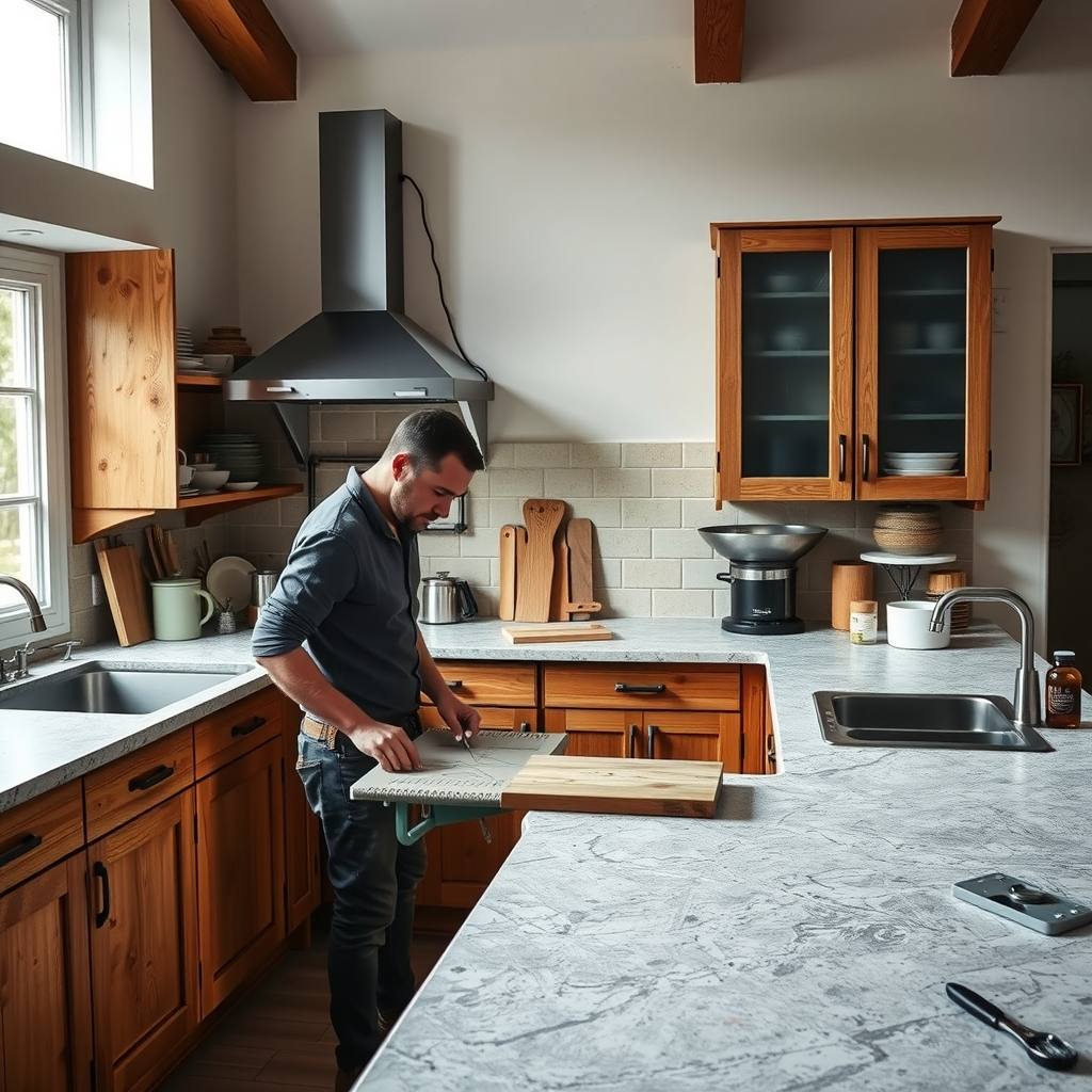 rénovation de cuisine à Rennes (illustration)