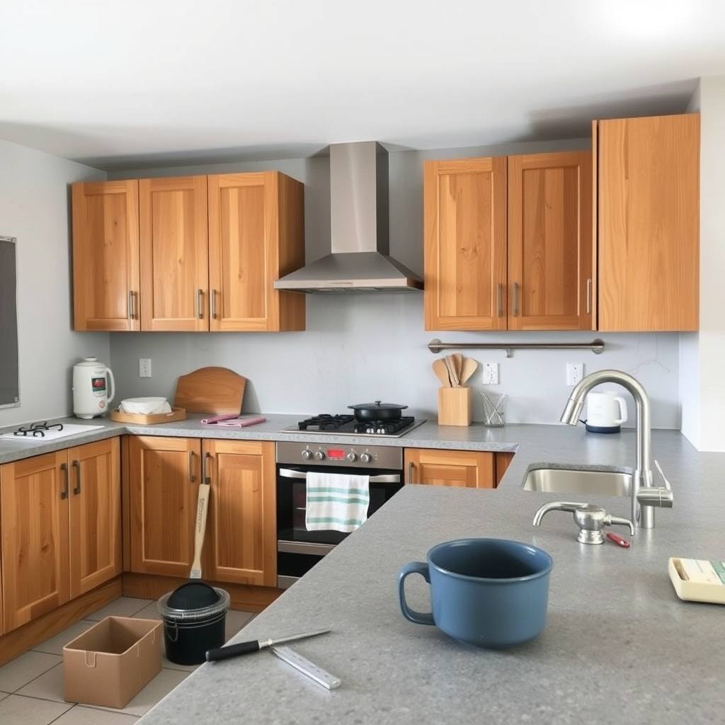 rénovation de cuisine à Rennes (illustration)